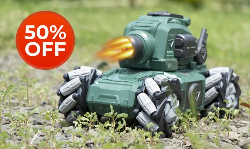 Zoom, Roll, and Battle with the Mini Tank Toy!